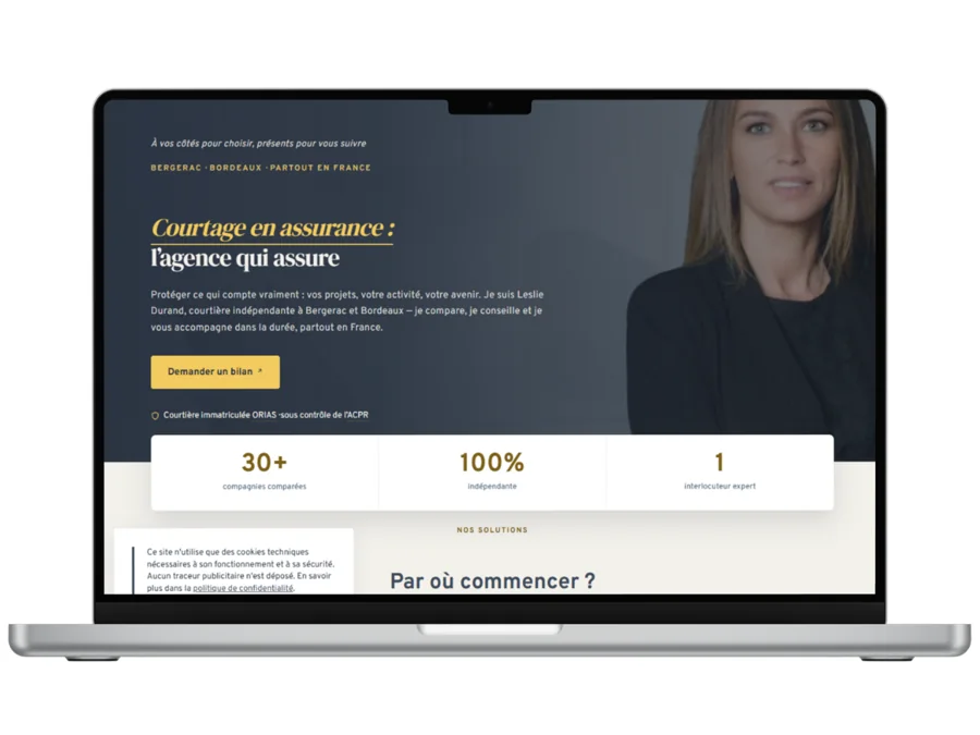Le site Agence Protège & Moi