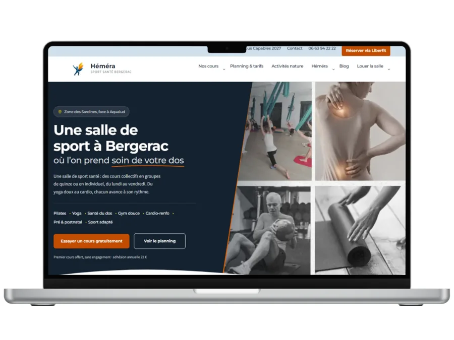 Le site Héméra Sport Santé