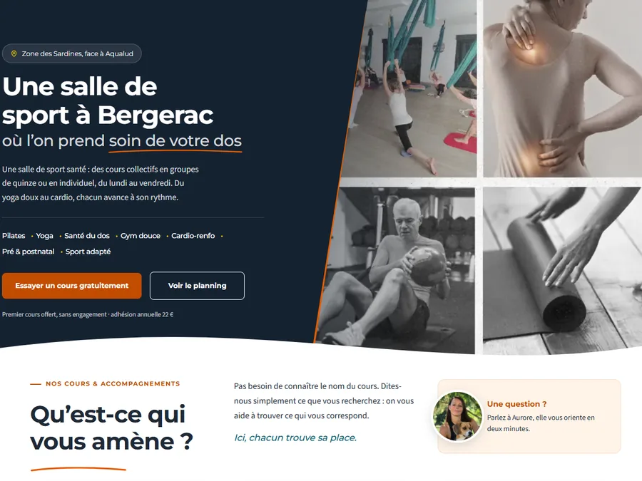Le site Héméra Sport Santé